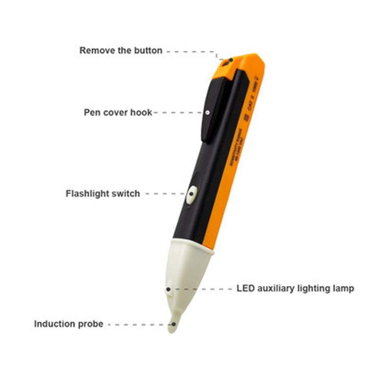 Penna elettrica a induzione di sicurezza con penna elettrica con display digitale elettronico senza contatto da 3 pezzi con LED