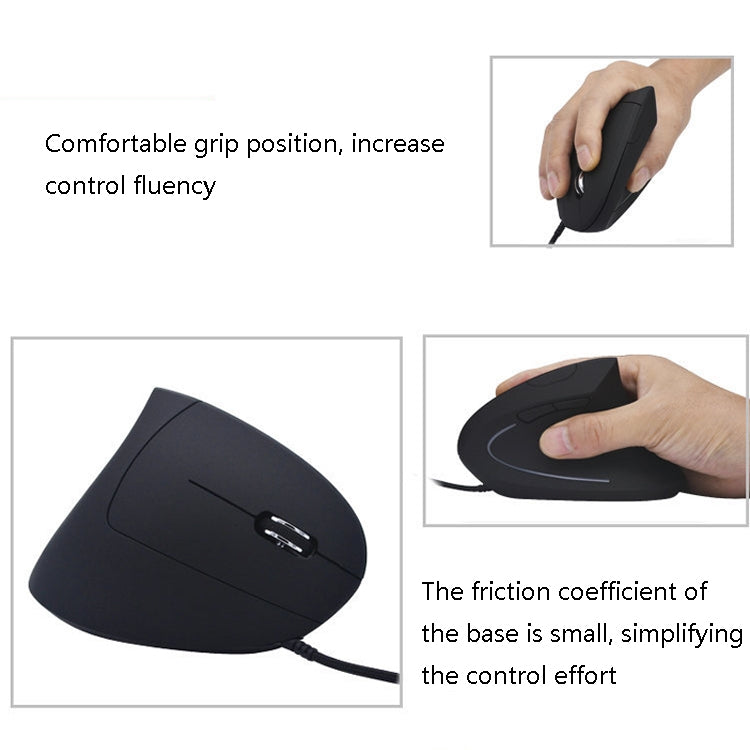 JSY-5 6 Tasti Laser USB Wired Mouse Mouse ottico verticale