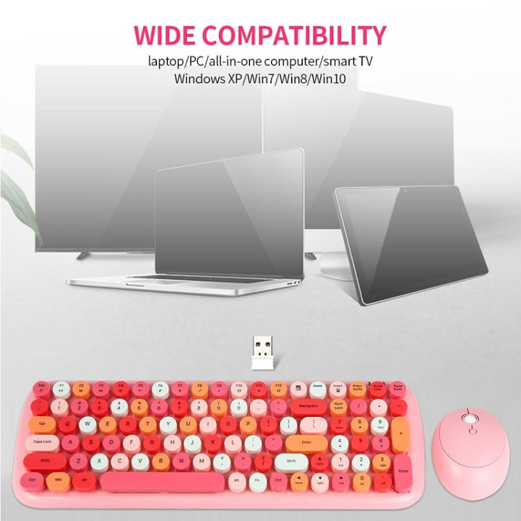 Set di tastiera e mouse wireless a colori MOFii Candy XR