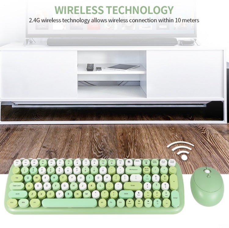 Set di tastiera e mouse wireless a colori MOFii Candy XR
