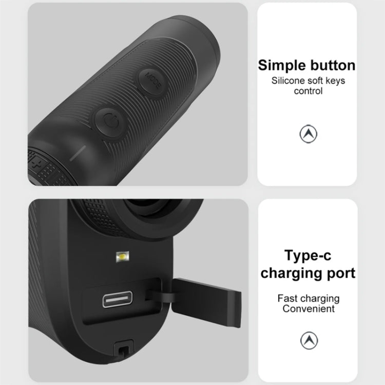 Telemetro da golf telescopio SNDWAY Telemetro angolare per altitudine all'aperto portatile, SW-M500 500m, SW-M700 700m, SW-M1000 1000m