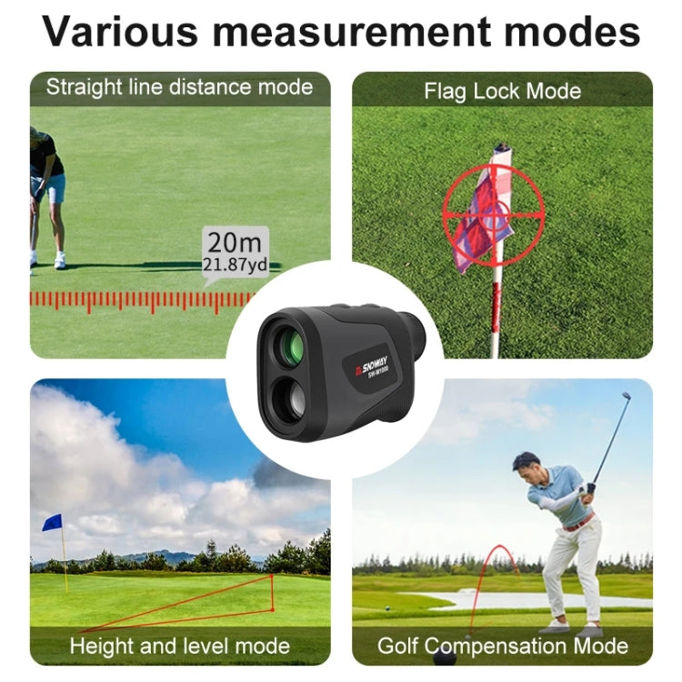 Telemetro da golf telescopio SNDWAY Telemetro angolare per altitudine all'aperto portatile, SW-M500 500m, SW-M700 700m, SW-M1000 1000m