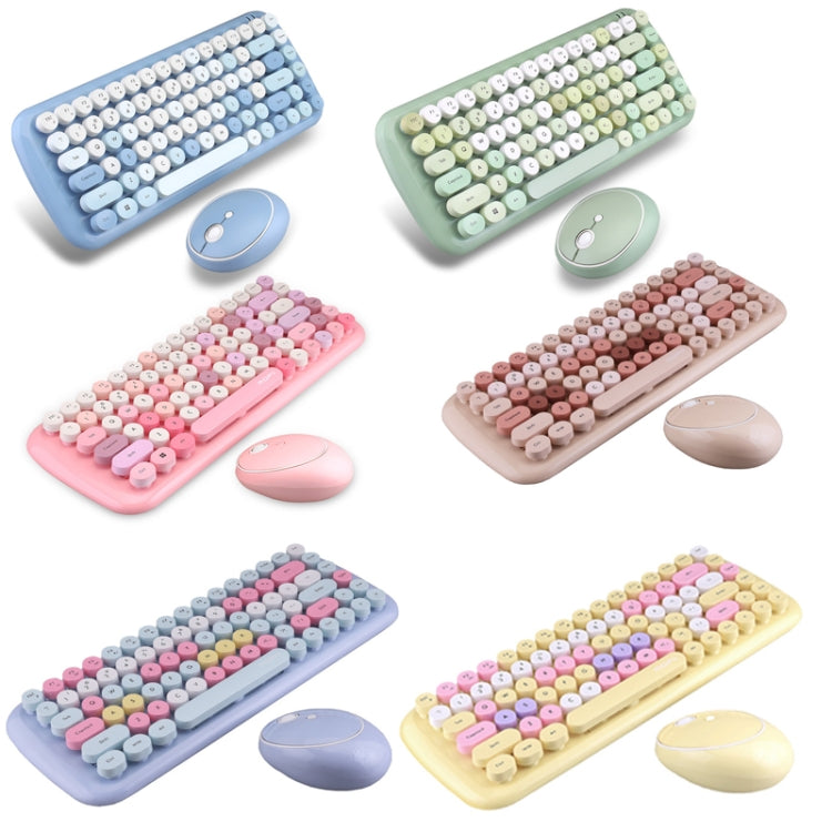 MOFii Candy Punk Keycap Set tastiera e mouse wireless a colori misti