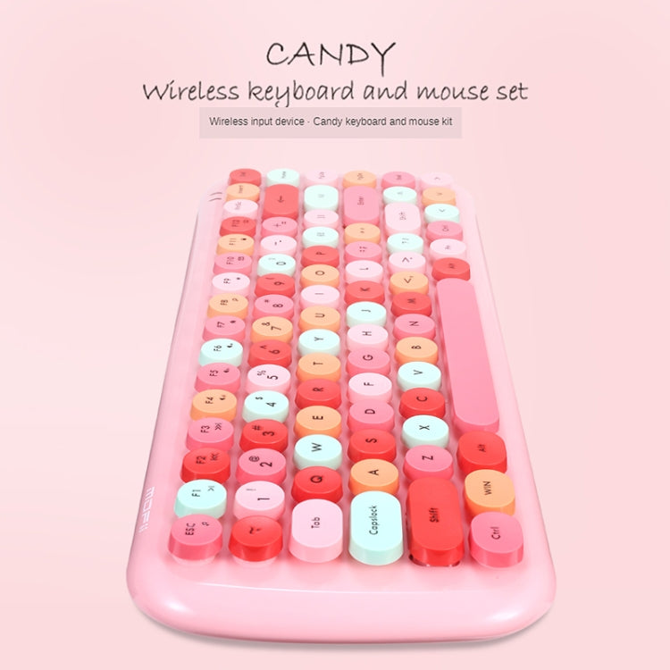 MOFii Candy Punk Keycap Set tastiera e mouse wireless a colori misti