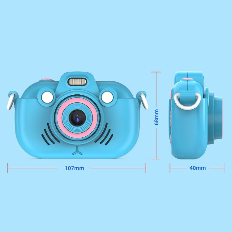 DC502 Fotocamera digitale per bambini con zoom 16X da 2,4 pollici e registrazione video 2,7K, Pink No Card, Yellow No Card, Blue No Card, Pink + 32G, Yellow + 32G, Blue + 32G