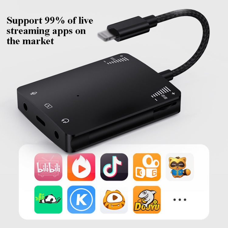 Convertitore di scheda audio per telefono cellulare live a 8 pin, For iPhone 6 And Above