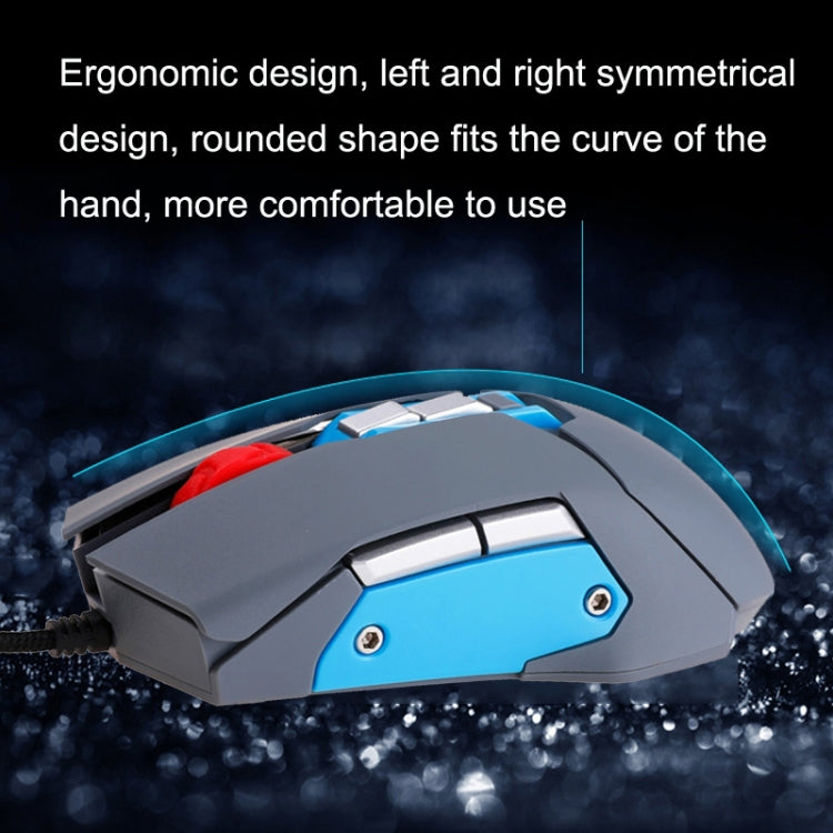 9 tasti 1600 DPI Office Game Mouse di programmazione macro vocale ad attivazione vocale USB, lunghezza cavo: 2 m, MOS9A, MOS9T