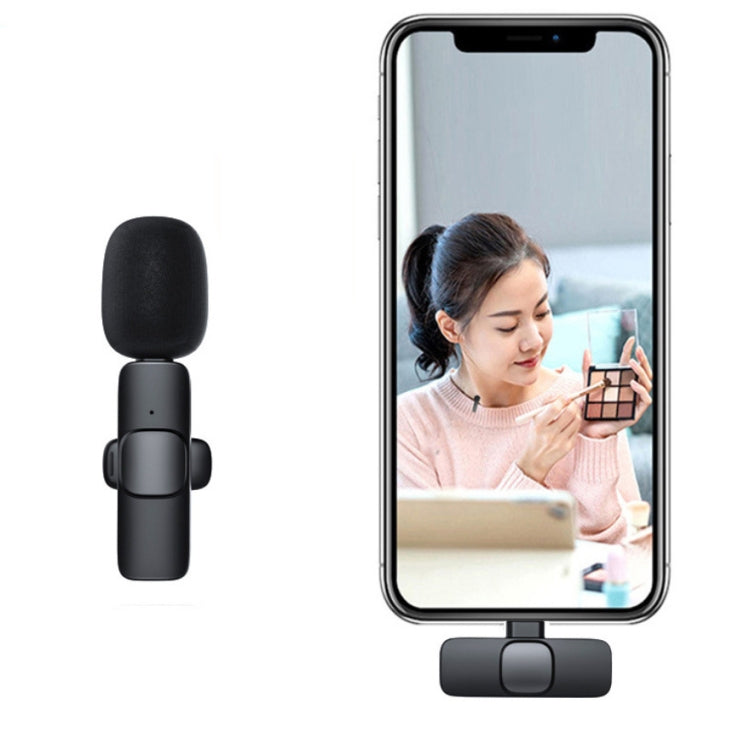 Microfono wireless lavalier Cellulare Microfono piccolo per riprese video in diretta, 8 Pin Direct 1 To 1, Type C 1 To 2, 8 Pin Direct 1 To 2