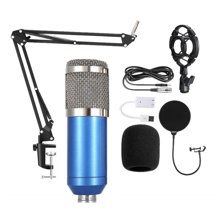 Set microfono a condensatore BM800, BM800 With USB Sound Card (Black), BM800 With USB Sound Card (Black Golden Net), BM800 With USB Sound Card (White), BM800 With USB Sound Card (Blue), BM800 With USB Sound Card (Pink)