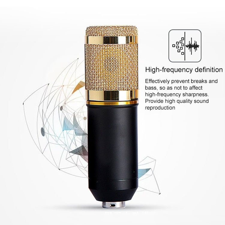 Set microfono a condensatore BM800, BM800 With USB Sound Card (Black), BM800 With USB Sound Card (Black Golden Net), BM800 With USB Sound Card (White), BM800 With USB Sound Card (Blue), BM800 With USB Sound Card (Pink)