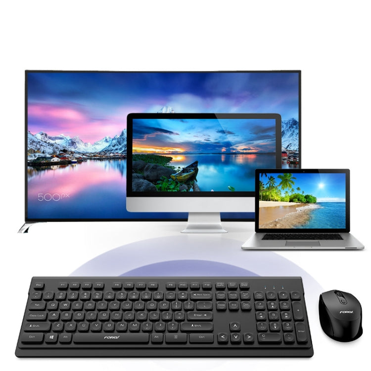 Set tastiera e mouse wireless FOREV FV-W306