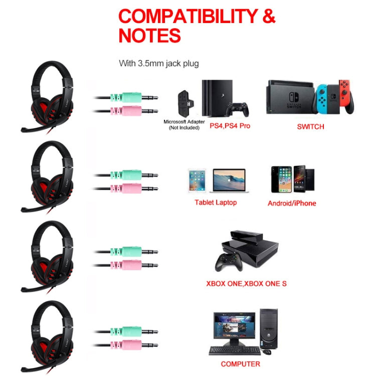 T-WOLF TF-800 4 in 1 Set di cuffie con tastiera e mouse da gioco luminoso