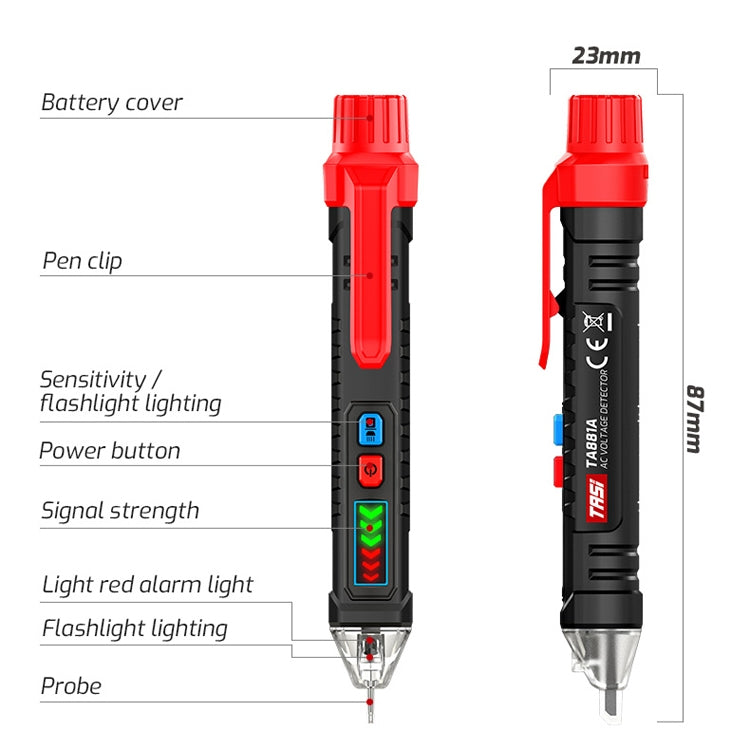 Tester con display digitale TASI Tester a induzione senza contatto, TA881A