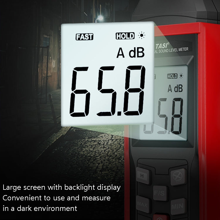 TASI TA8151 Misuratore di decibel sonoro per la misurazione del rumore, TA8151