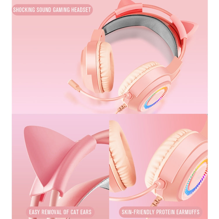 Shipadoo LD-122 Tastiera 4 in 1 Girly Glowing + Mouse + Auricolare + Set di tappetini per mouse