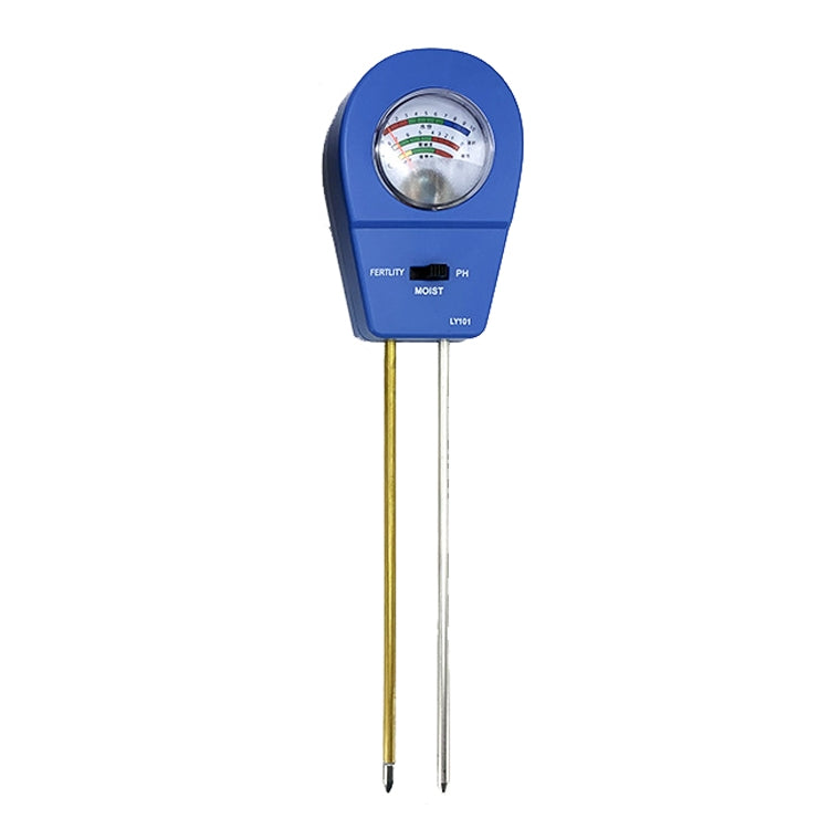 LY101 Rilevatore di terreno per fiori ed erba PH Tester alcalino cantonale, Green, Blue, Black