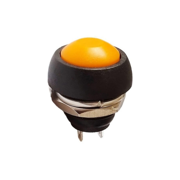 10 PCS Piccolo interruttore a pulsante di autoripristino impermeabile, Black, Green, Red, Orange, White, Blue
