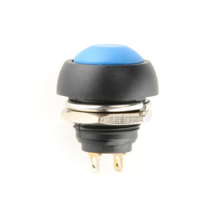 10 PCS Piccolo interruttore a pulsante di autoripristino impermeabile, Black, Green, Red, Orange, White, Blue