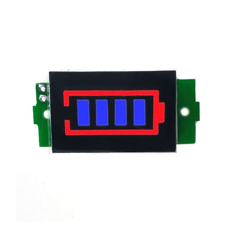 Modulo display indicatore livello carburante batteria al litio, Green, Blue