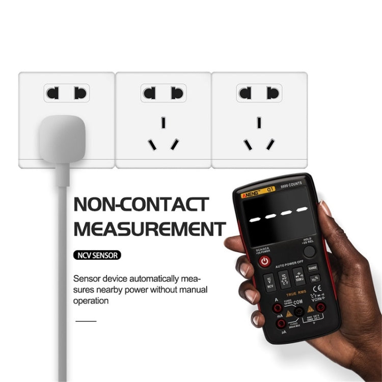 ANENG AN-Q1 Multimetro digitale intelligente ad alta precisione automatico, Standard, Standard with Cable