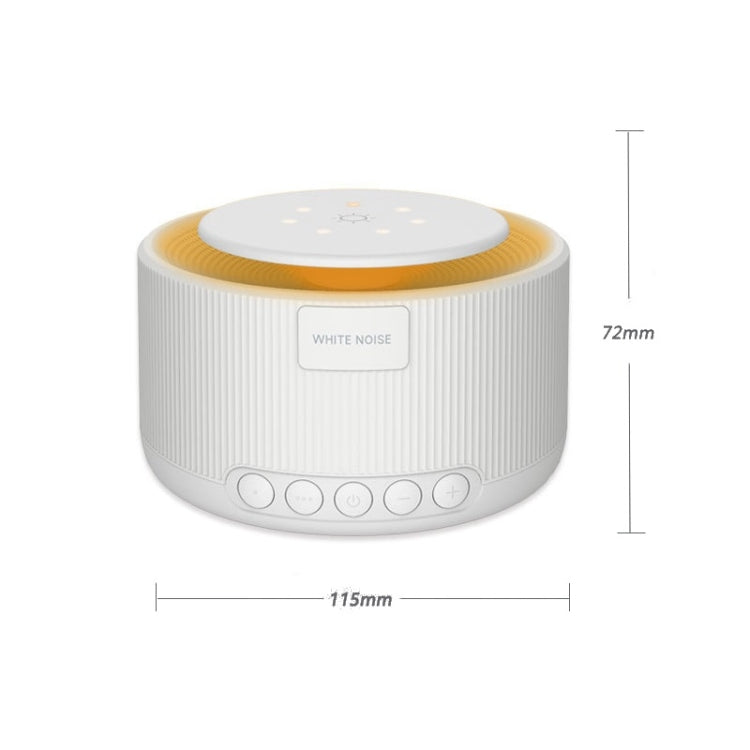 Strumento per dormire con rumore bianco a luce calda intelligente da 2 pezzi, CS5
