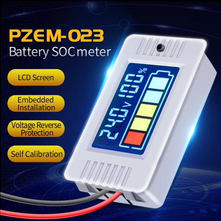 PEACEFAIR 0~100V Digital Power Tester della batteria