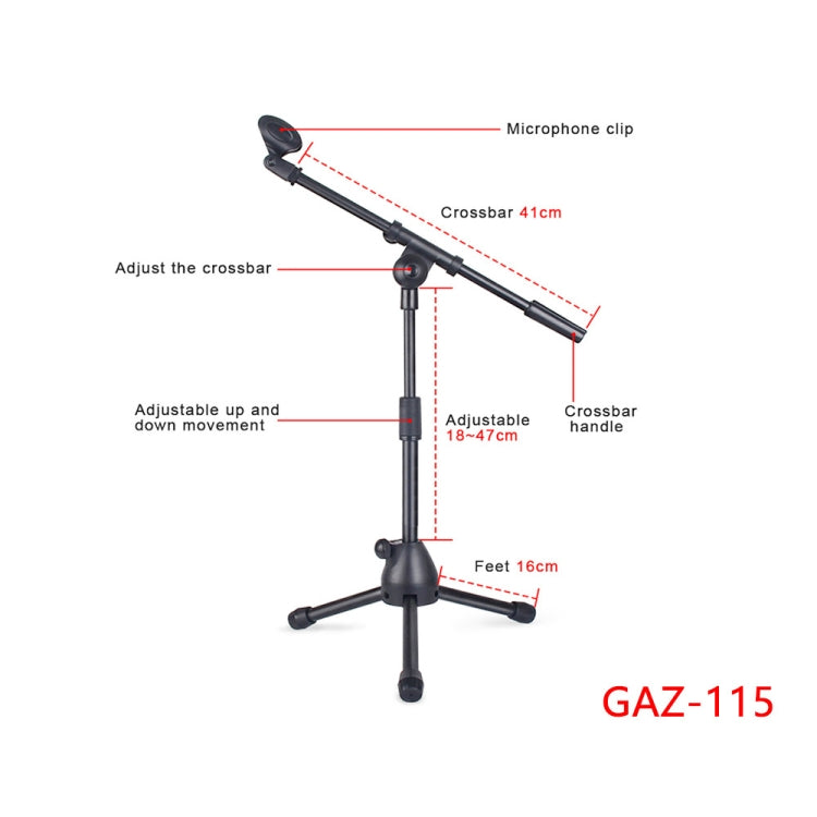 Staffa per microfono regolabile con formula a stelo singolo, stile:, GAZ-115, GAZ-201, GAZ-206, GAZ-205, GAZ-202