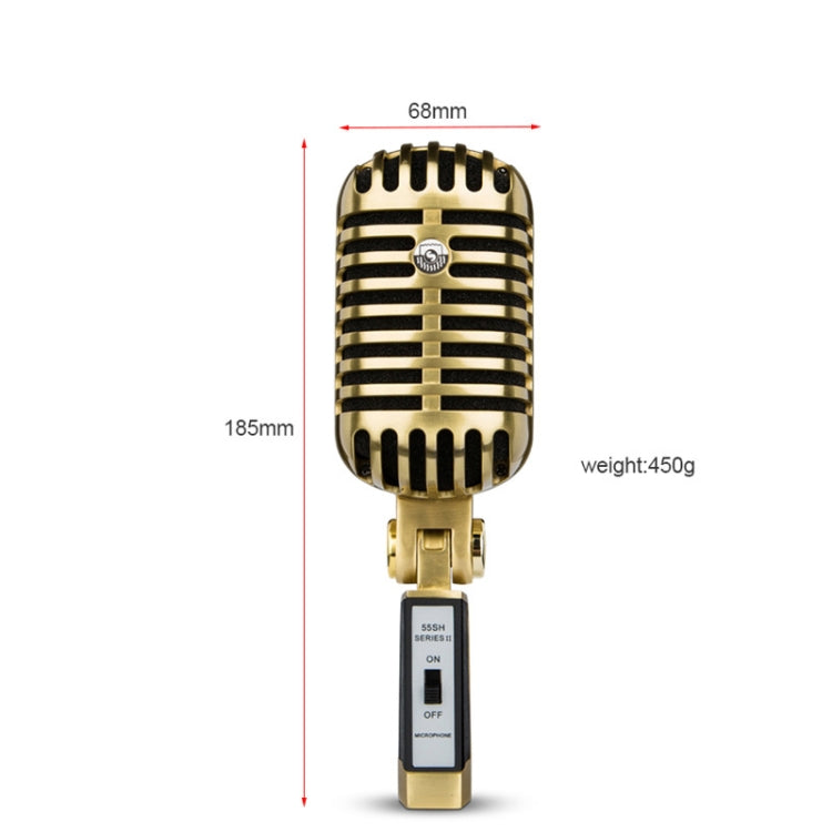 Microfono dinamico da palco in stile vintage, GAM-01 A, GAM-01 B, GAM-FG01, GAM-FG02, GAM-01 C
