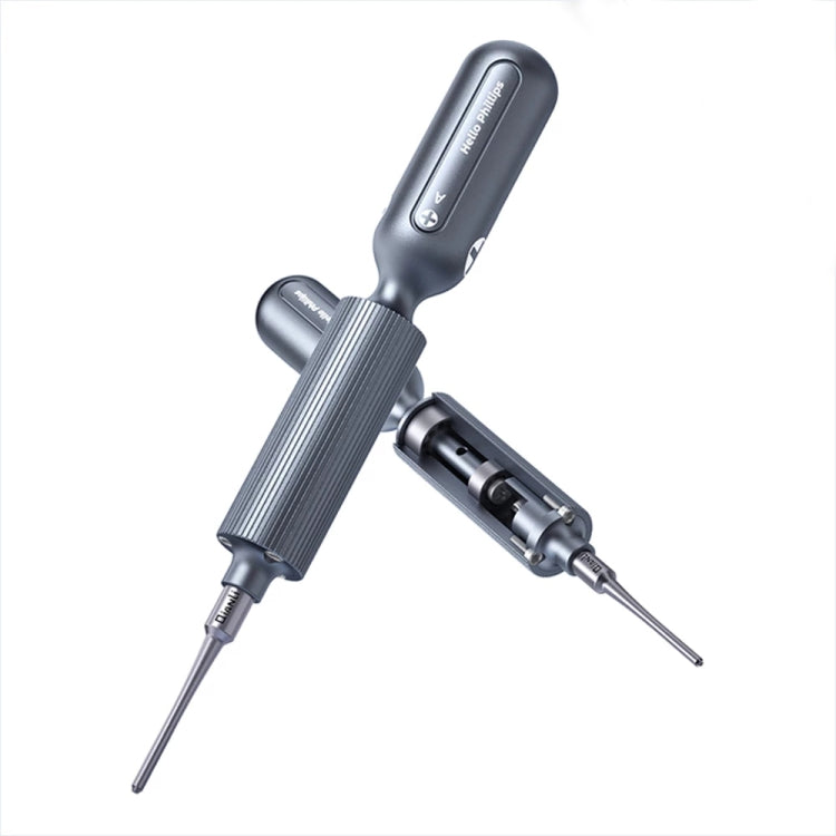 Qianli Cacciavite a doppio cuscinetto silenzioso di precisione con impugnatura super tattile, Type A Phillips, Type B Tri-point, Type C Pentalibe, Type D Pinhead Philips, Type E T2 Torx