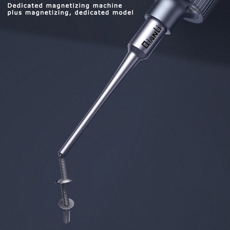 Qianli Cacciavite a doppio cuscinetto silenzioso di precisione con impugnatura super tattile, Type A Phillips, Type B Tri-point, Type C Pentalibe, Type D Pinhead Philips, Type E T2 Torx