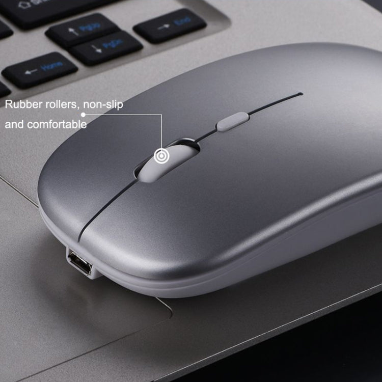 C7002 2400 DPI 4 tasti Mouse wireless luminoso colorato, 2.4G White, 2.4G Rose Gold, 2.4G Black, 2.4G Silver Gray, Dual-modes White, Dual-modes Black, Dual-modes Silver, Dual-modes Gold