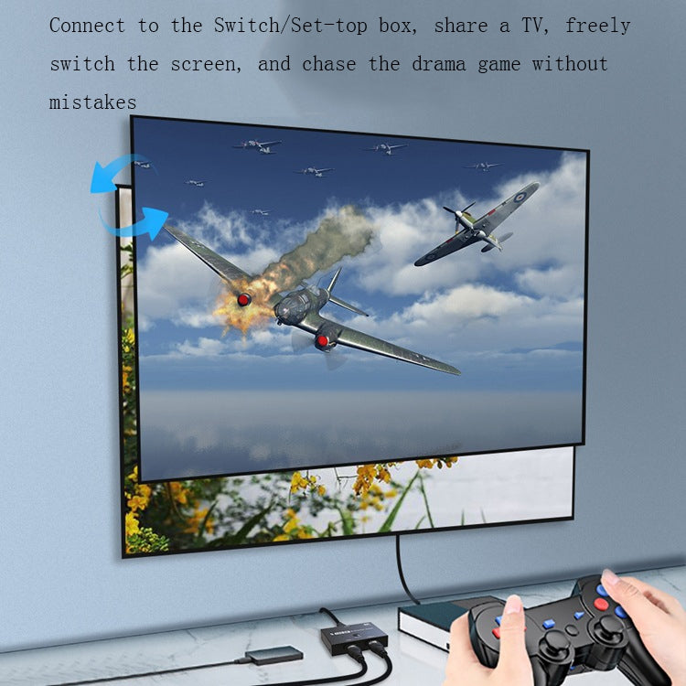 F0301 HDMI 2.1 Switcher bidirezionale PS5 Switcher dedicato ad alta definizione One-In-Two, F0301