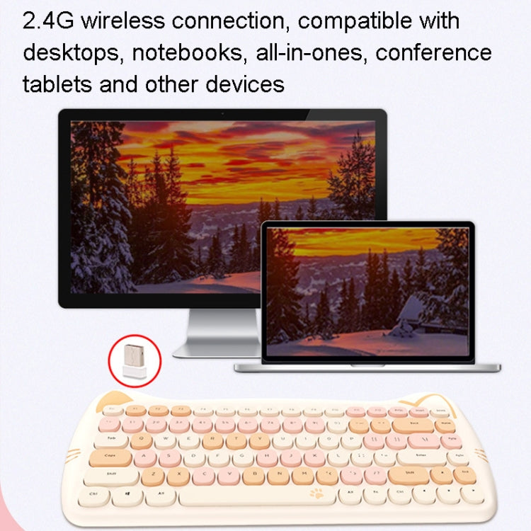 Set tastiera e mouse wireless MOFii 2.4GHz 84 tasti
