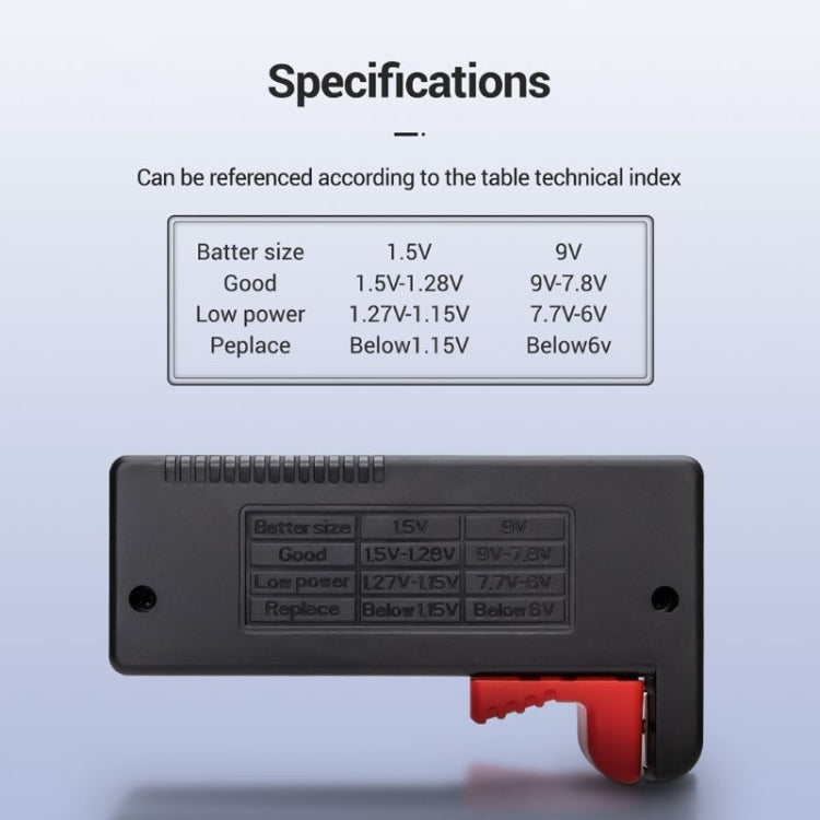 ANENG BT-168 PRO Tester di tensione della batteria ad alta precisione