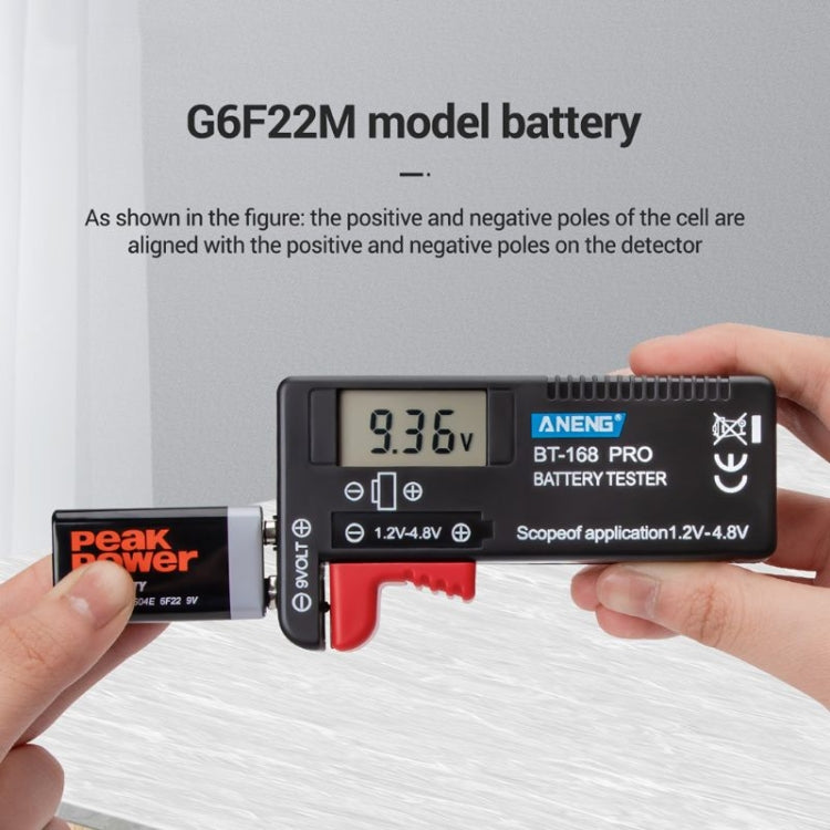 ANENG BT-168 PRO Tester di tensione della batteria ad alta precisione
