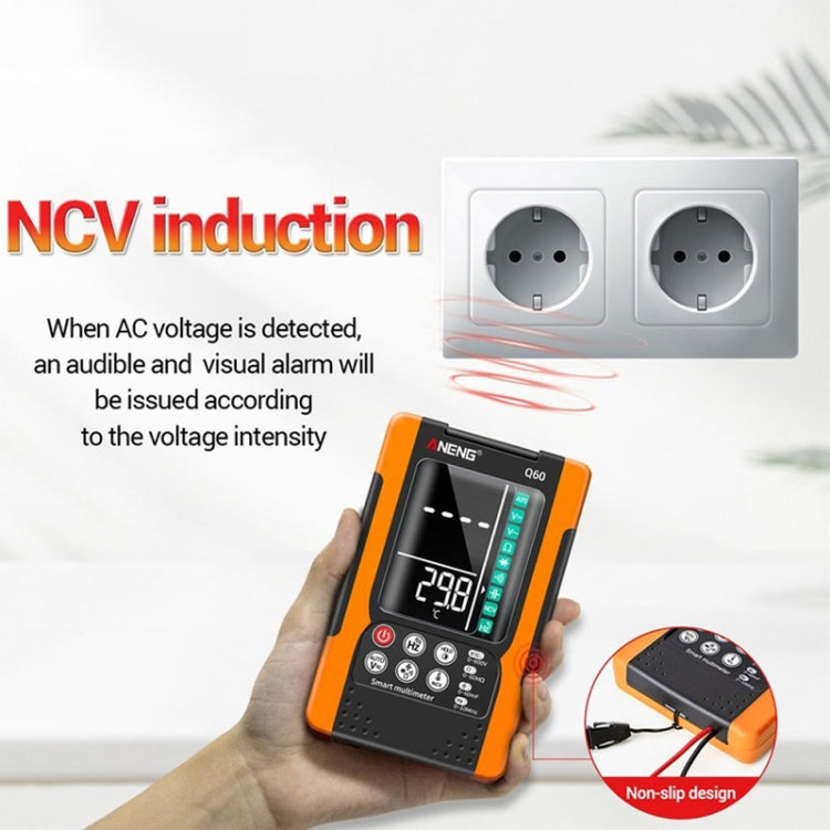 ANENG Multimetro digitale automatico intelligente ad alta precisione, Q60 Intelligent, Q60s Voice Control