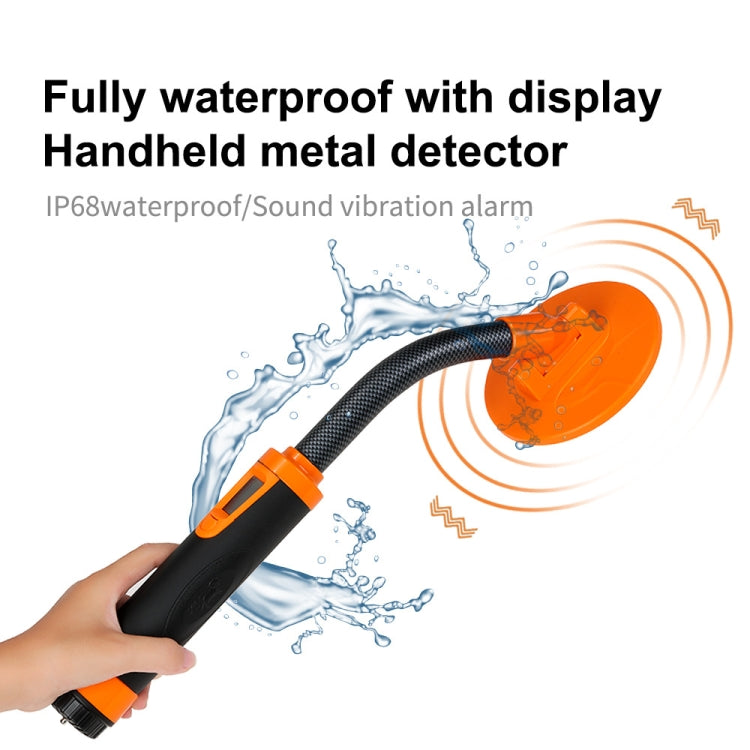 Asta di posizionamento del metal detector per la caccia al tesoro portatile HS-07, Orange, Green