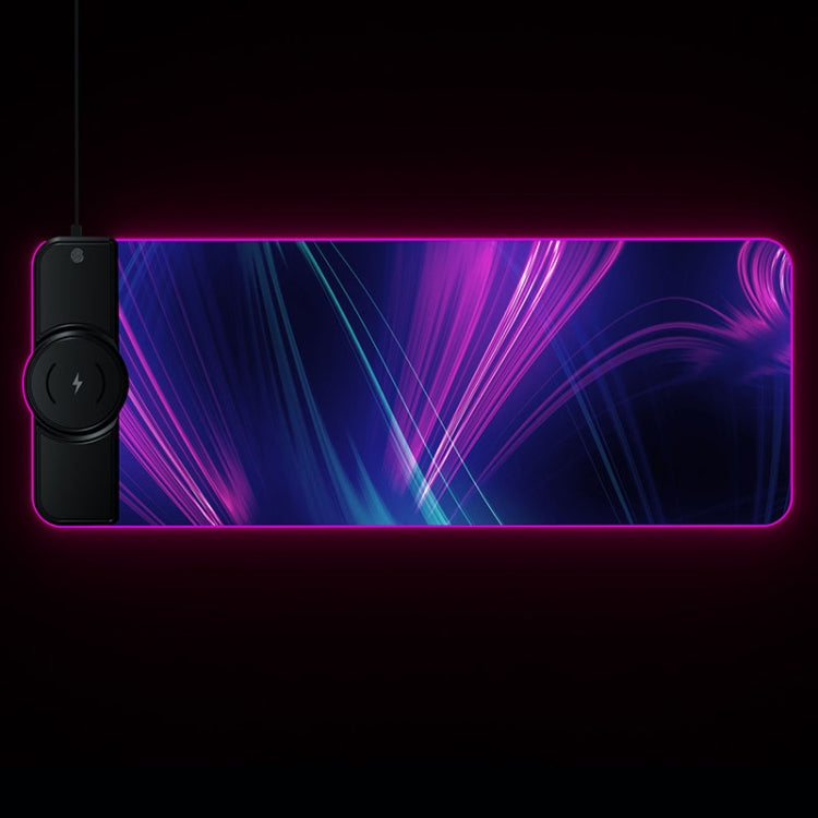 K9186 Mouse pad multifunzionale con illuminazione RGB e caricabatterie wireless
