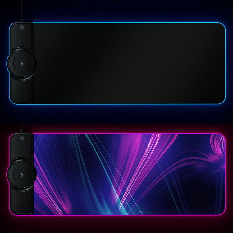 K9186 Mouse pad multifunzionale con illuminazione RGB e caricabatterie wireless