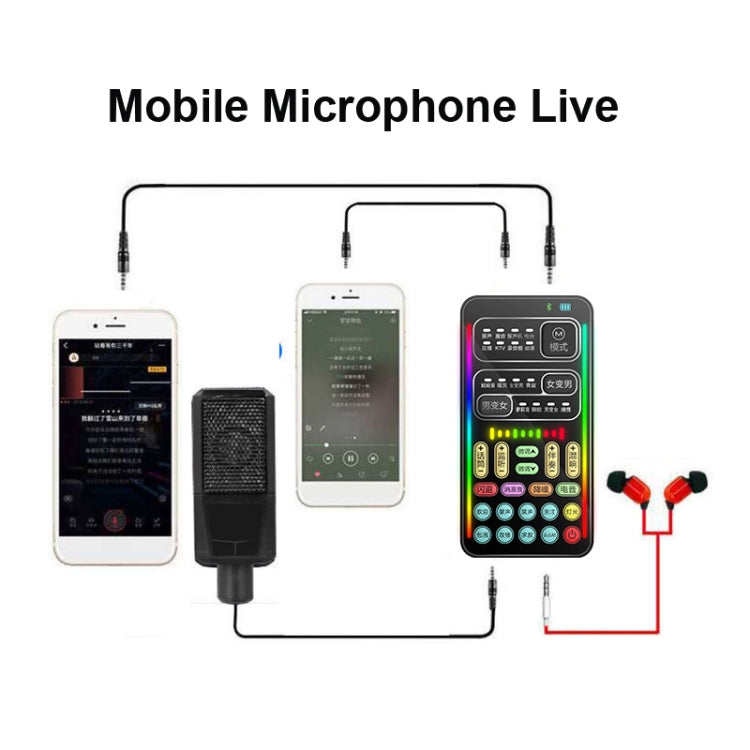 Voice Changer Gioco Trasmissione in diretta Scheda audio per computer portatile, i9, i9 Set, K9, K9 Set