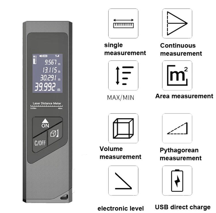 M3 Display digitale Telemetro laser Livello a infrarossi