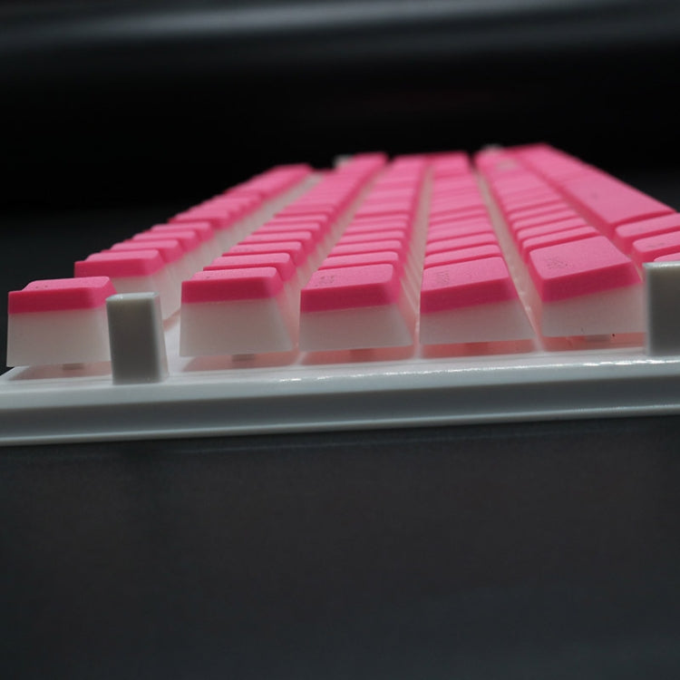 Pudding Keycap traslucido meccanico a due colori a 108 tasti a doppio strato, White, Black, Gray, Sky Blue, Lemon Yellow, Violet, Orange, Apple Green, Red, Cheese Green, Dark Blue, Dark Coffee, Cyan, Light Coffee, Pink