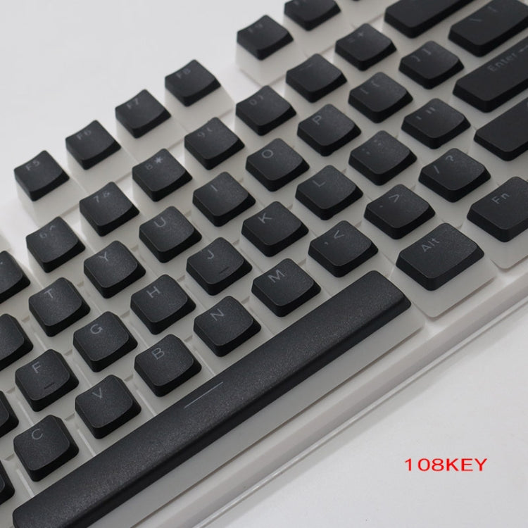Pudding Keycap traslucido meccanico a due colori a 108 tasti a doppio strato, White, Black, Gray, Sky Blue, Lemon Yellow, Violet, Orange, Apple Green, Red, Cheese Green, Dark Blue, Dark Coffee, Cyan, Light Coffee, Pink