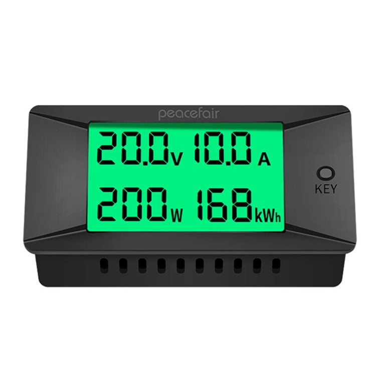 Peacefair PZEM-025 DC Tester per display digitale DC multifunzionale, 50A, 100A, 200A, 300A