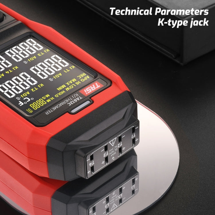 TASI Misuratore di temperatura a contatto Termometro con sonda a termocoppia tipo K, stile:, TA612A Single Channel, TA612B Dual Channels, TA612C 4 Channels