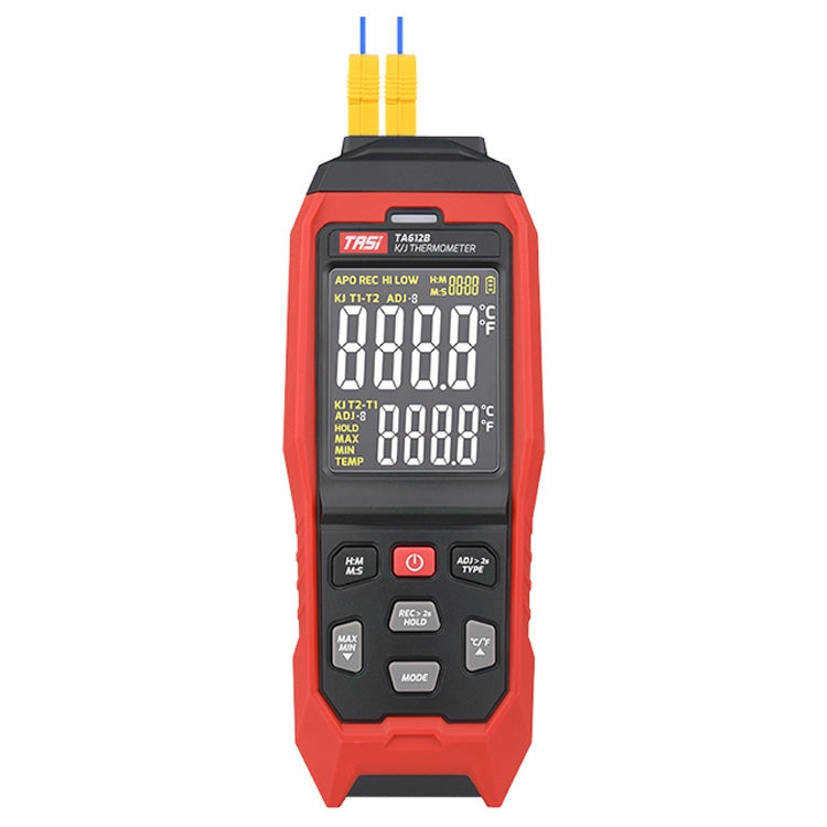TASI Misuratore di temperatura a contatto Termometro con sonda a termocoppia tipo K, stile:, TA612A Single Channel, TA612B Dual Channels, TA612C 4 Channels