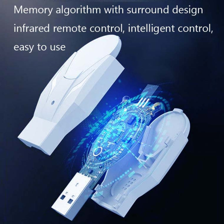 2 PCS IR18 Telecomando vocale intelligente multifunzionale a infrarossi WiFi con funzione di luce notturna