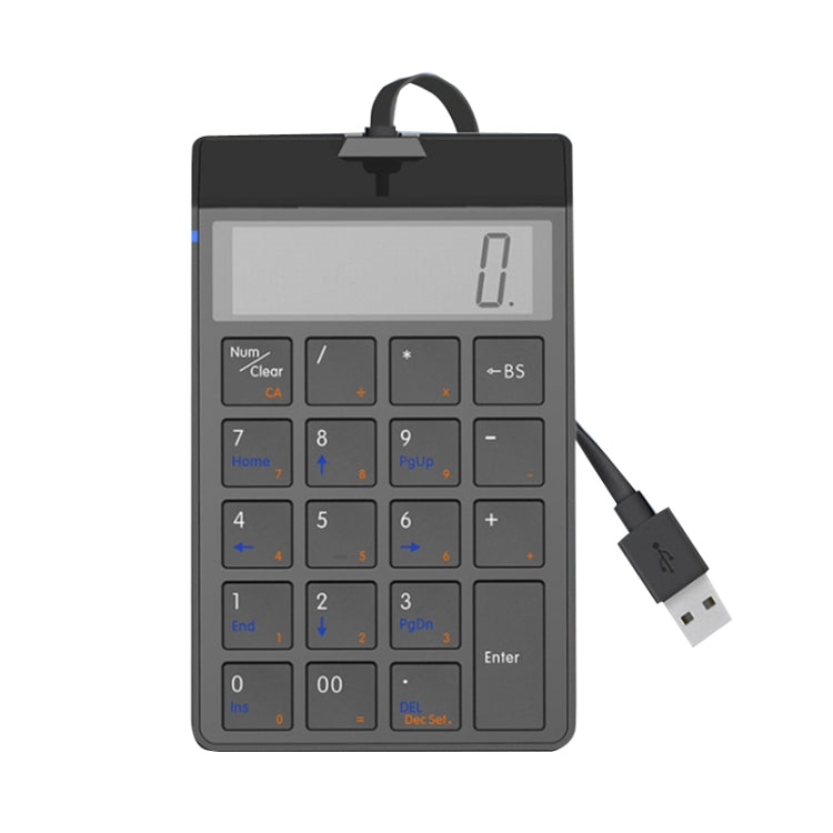 Tastiera cablata Sunreed SKB886S 19 tasti con interfaccia USB digitale, lunghezza cavo: 1,5 m, Wired White, Wired Black