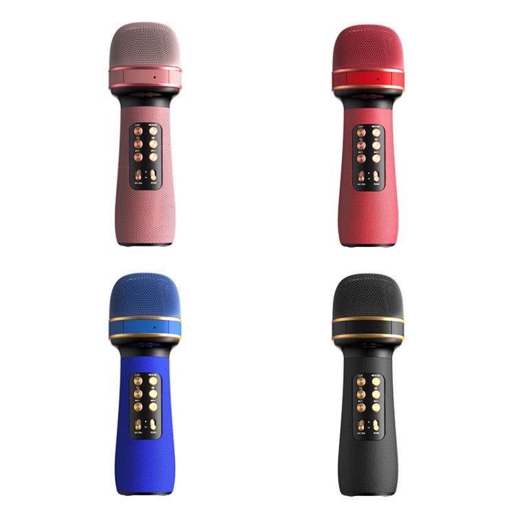 Microfono Bluetooth wireless live WS898 con funzione audio, Pink, Red, Blue, Black