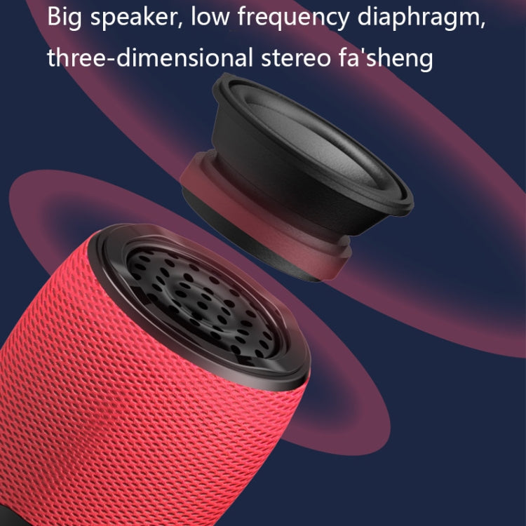 Microfono Bluetooth wireless live WS898 con funzione audio, Pink, Red, Blue, Black